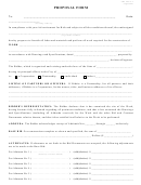 Abc Form C-3 - Proposal Form Printable pdf