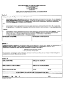 Form Jfs 00501 - Employer's Representative Authorization - 2003