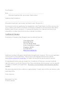 Request Letter For Singapore Coc Template