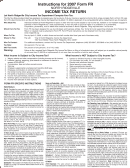 Instructions For 2007 Form Fr North Ridgeville Income Tax Return - Ohio