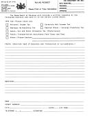 Form Rev-125 - Ruling Request September 1996