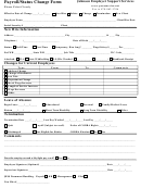 Payroll/status Change Form