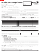Fillable Enrollment/change/waiver Group Insurance Form Printable pdf