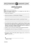 Form 010-006 - Nonprofit Application For Certificate Of Withdrawal February 1996