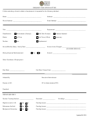 Request For Offer Letter Form