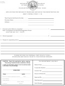 Form Wv/sn-4 - Application For Refund Of Sparklers And Novelties Registration Fee