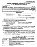 Form Rd-101/104a Instructions - Filing Business License Application/prior Year Adjusted Return