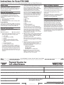 California Form 3588 - Payment Voucher For Llc E-filed Returns - 2007