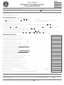 Form 355sc - Corporation Return - Domestic Or Foreign Security - 2006 Printable pdf