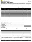 Form Pda-49r - Special Fuel Dealer's Report - Minnesota Department Of Revenue