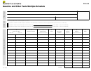 Form Pda-56 - Gasoline And Other Fuels Multiple Schedule - Minnesota Department Of Revenue