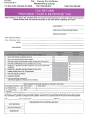 Tax Return - Prepared Food & Beverage Tax Form - Mecklenburg County