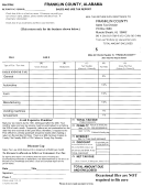 Sales / Use Tax Report Form - Franklin County