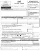 Tiffin Income Tax Return Form 2010 Printable pdf