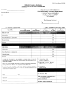 Annual Sales / Use Tax Report Form - Dekalb County