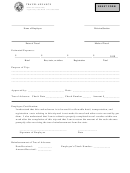 State Form 49630 - Travel Advance