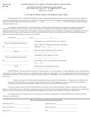 Form Uc-86 - Waiver Of Employer's Experience Record - 1991