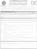 Form Tc244 - Agent's Statement Of Authority And Knowledge - 2006