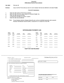 Form W-7 - Withholding Payment Reconciliation Form - City Of Cleveland Heights