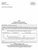 Declaration Of Personal Property - 2007