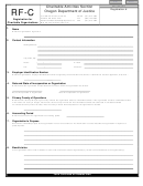 Form Rf-c - Registration For Charitable Organizations (2011)