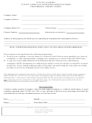 Utility Users Tax Exemption Request Form For Federal Credit Unions - City Of Alameda