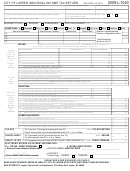 Form L-1040 - City Of Lapeer Individual Income Tax Return - 2009