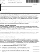 Form 307 - Credit For Employers Of Individuals With Disabilities - 2001