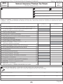 Form Ip-1 - Vermont Insurance Premium Tax Return - 2010