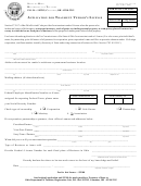 Form St 1-t - Application For Transient Vendor's License - 2000