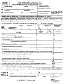 Form Gr-1040x - Income Tax Amended Individual Return For Year