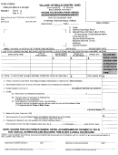Form Vob506 - Income Tax Return