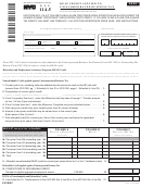 Form Nyc 114.5 - Reap Credit Applied To Unincorporated Business Tax - 2009