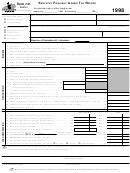 Fillable Form 741 - Kentucky Fiduciary Income Tax Return - 1998 Printable pdf