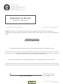 Application For Revival Form