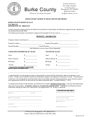 Burke County Board Of Equalization And Review Form - Burke County Board Of E&r