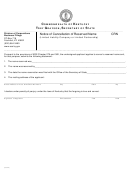 Form Crn - Notice Of Cancellation Of Reserved Name - 2009