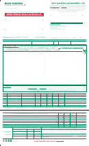2015 Business Assessment List Form - Stone County, Missouri Printable pdf