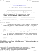 Form Lst - Application For Exemption From Local Services Tax