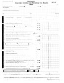 Form 83-105-06-8-1-000 - Corporate Income And Franchise Tax Return - 2006 Printable pdf