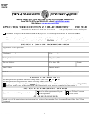Form Cht-1 - Application For Registration As A Charitable Trust