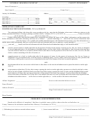 Affidavit Of Complaint Form - Tennessee