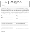 Appearance Bond To General Sessions Court Form - Tennessee
