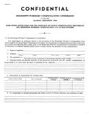 Form A-2 - Employer's Application For The Privilege Of Paying Compensation Provided In The Mississippi Workers' Compensation Act As Self-insurer Form - Mississippi Workers' Compensation Comission