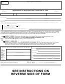 Form 78-006 - Application For Replacement Certificate Of Title - Mississippi State Tax Commission