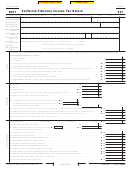 Fillable Form 541 - California Fiduciary Income Tax Return - 2007 Printable pdf