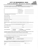 Questionnaire Form - Ohio Income Tax Department