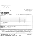 Hotel-motel Tax Report Form - Houma-terrebonne
