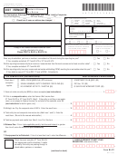 Form Bi-471 - Business Income Tax Return - 2007 Printable pdf