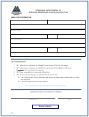 Employee Authorization To Withhold Multnomah County Income Tax Form - Multnomah County - Oregon
